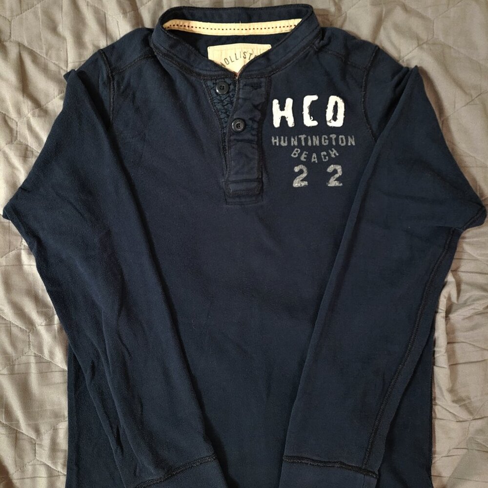 Hollister Cotton Men's Long Sleeve Button Shirt